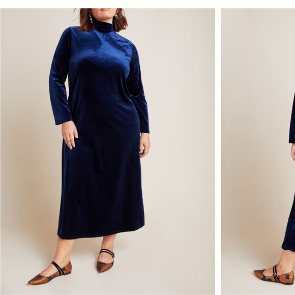 Anthropologie Bianca velvet maxi dress - Picture 3 of 8